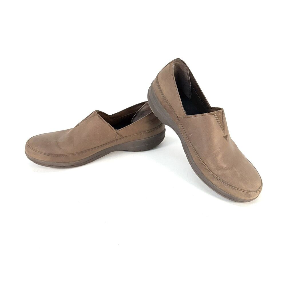 Merrell Women's Encore Kassie Brown Leather Comfort Loafers Size 9.5M (J94556)